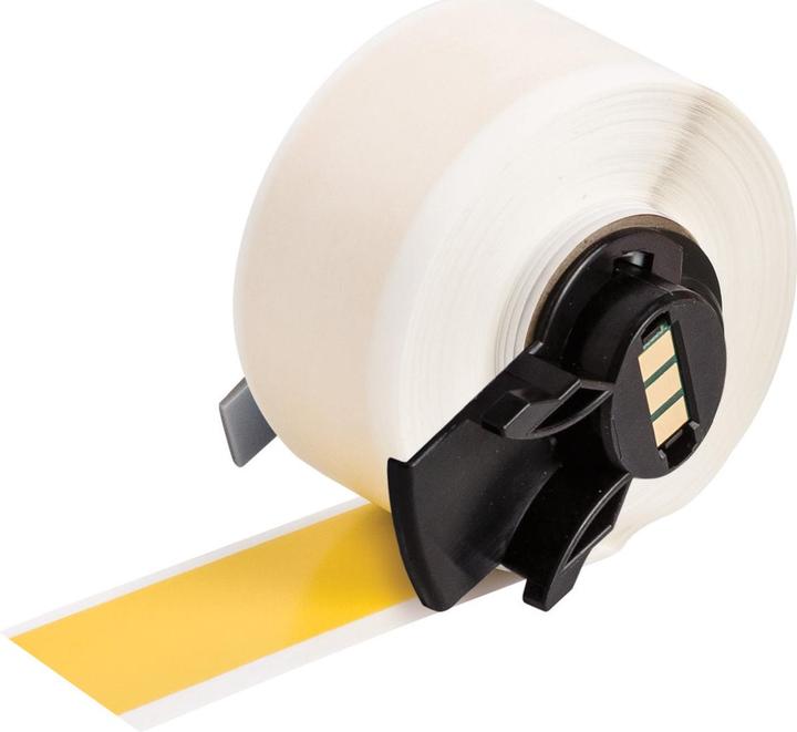 Produktbild Brady M6C-500-439-YL, Vinyl, Gelb, glänzend, 12.70 mm x 15.24 m, permanent, Endlos (1.27 cm)