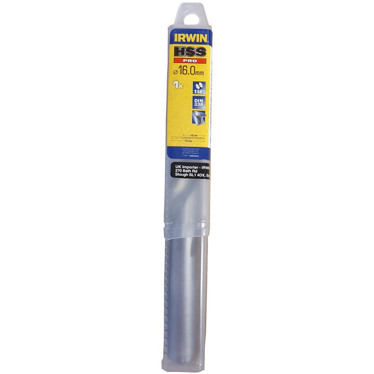 Irwin, Bohrereinsatz, Broca HSS Pro 16mm (16 Millimeter)