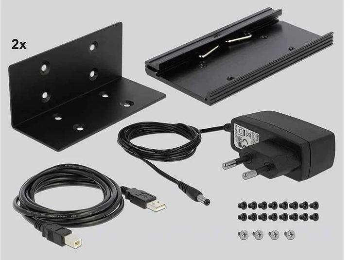 Actual product image Delock USB 2.0 to 12 Port Serial RS-232 Hub (USB-A, 12 Ports)