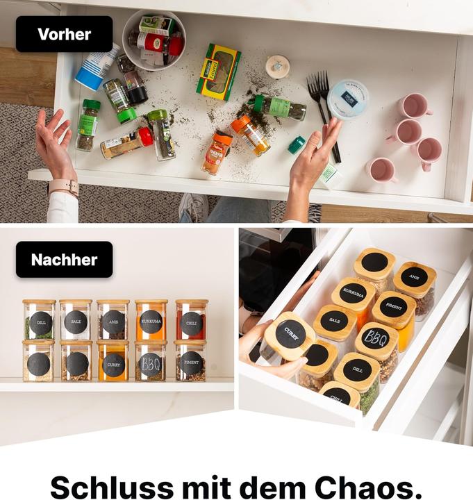 Actual product image Deco haus Spice jars (0.16 l)