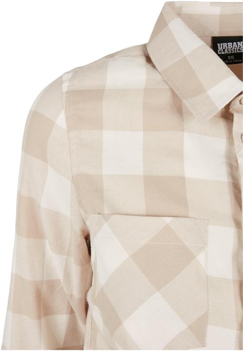 Produktbild Urban Classics Ladies Turnup Checked Flanell Shirt (5XL)