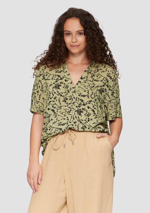 Immagine prodotto s.Oliver Bluse Gemusterte Tunikabluse aus Viskose (44)