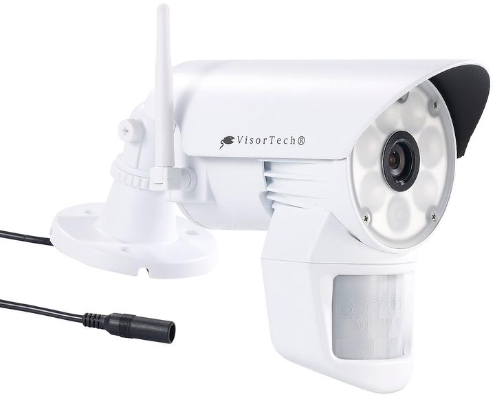 Produktbild VisorTech Überwachungskamera mit LED-Licht und PIR-Sensor