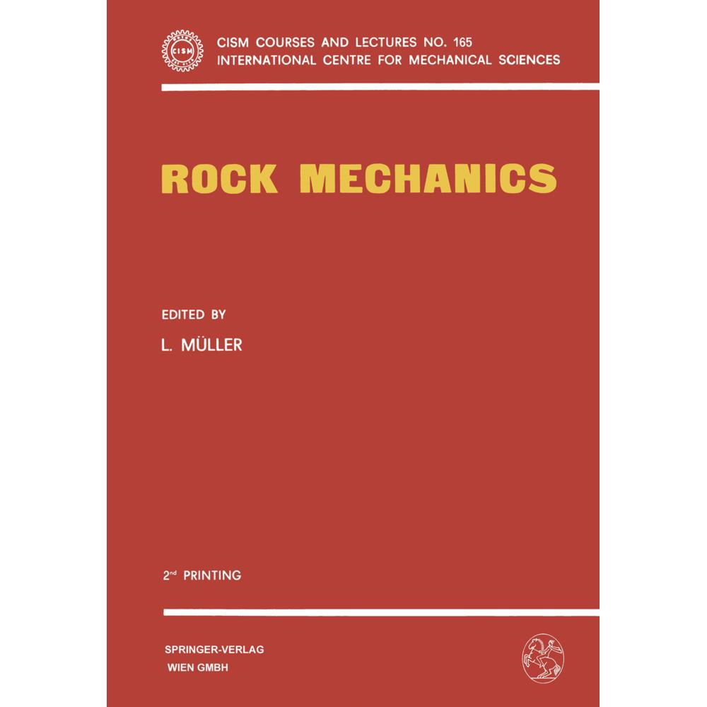 Rock Mechanics, Fachbücher von Leopold Müller