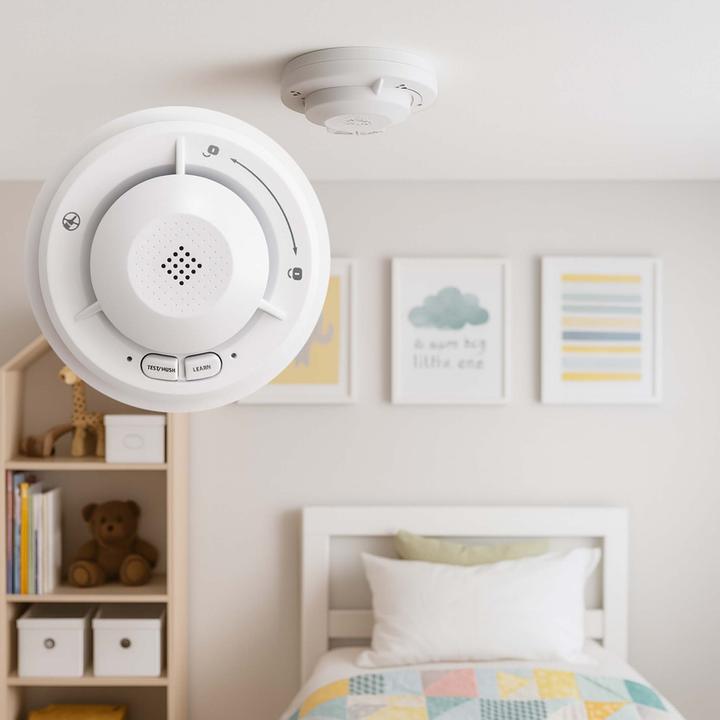 Produktbild Wiltec Rauchmelder vernetzt 2x Funk Feuermelder 10 Jahre Batterie Brandmelder