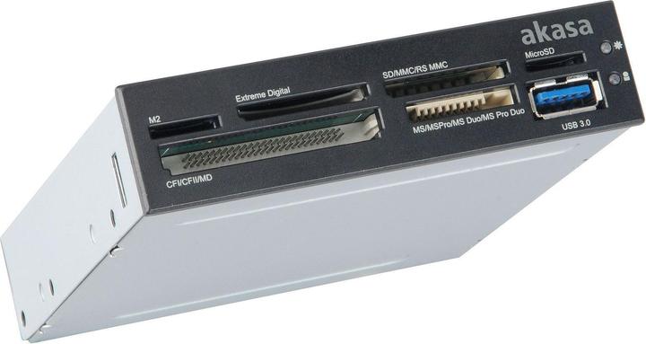Akasa AK-ICR-14 USB 3.0, 6-Port Card Reader 3,5 S/W (USB 3.0)