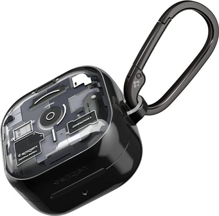 Actual product image Spigen - Ultra Hybrid Zero One (ACS11201) - Samsung Galaxy Buds 4 / Buds 4 Pro - Black