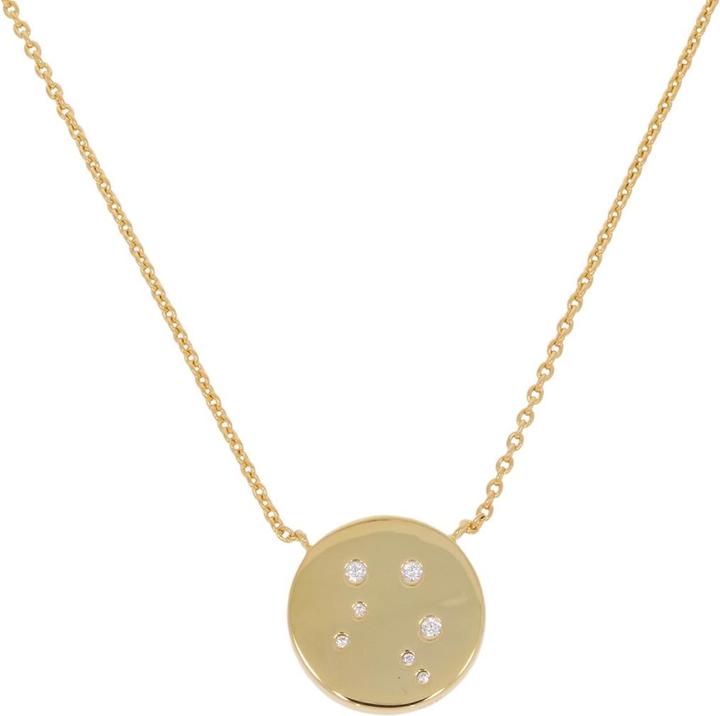 Sif Jakobs Collier Zodiaco Waage vergoldet (925 Sterling Silber, 48 cm)