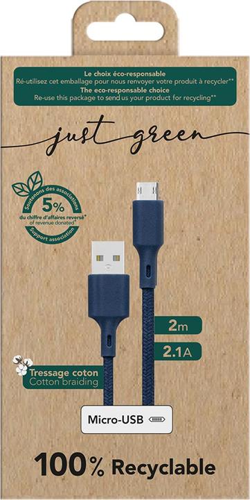 Actual product image Bigben USB / Micro USB cable 2m (2 m, 10.50 W)