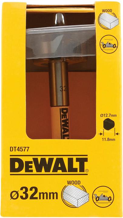 Actual product image DeWalt Forstner drill DT4577 (for cordless and cable drills, for through holes in wood, MD (32 mm)