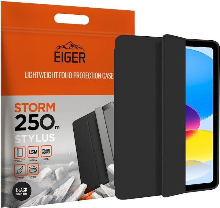 Actual product image Eiger Storm 250 Stylus Case (iPad 10.9 (2022), iPad 2025 (11th gen))