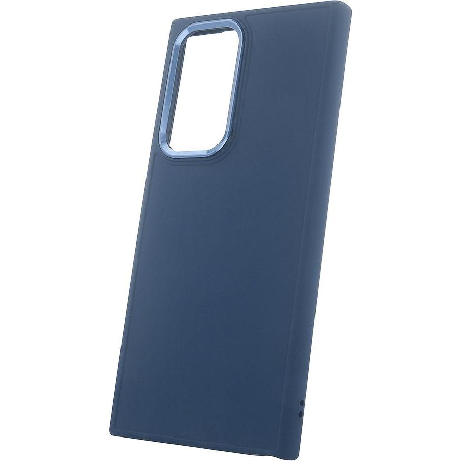 Thumbnail - OEM Satinhülle für Samsung Galaxy S22 Ultra dunkelblau (Samsung Galaxy S22 Ultra), Smartphone Hülle, Blau