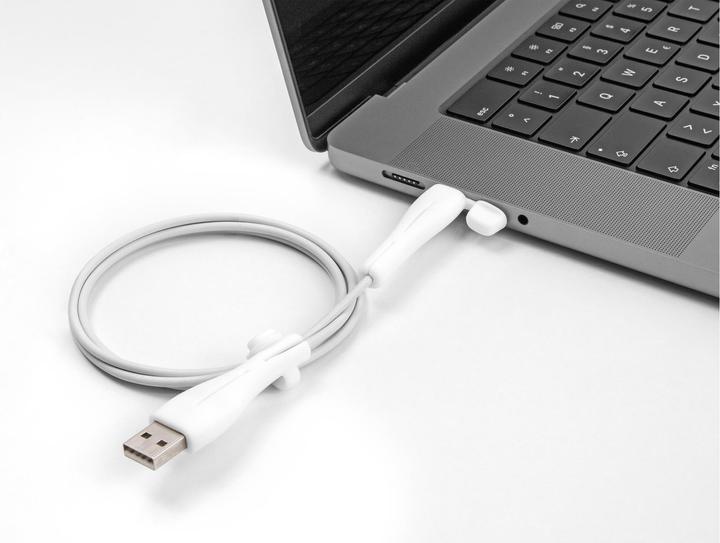 Actual product image Delock Dust cover for USB Type-A plug and USB Type-C™ plug set 2 pieces white
