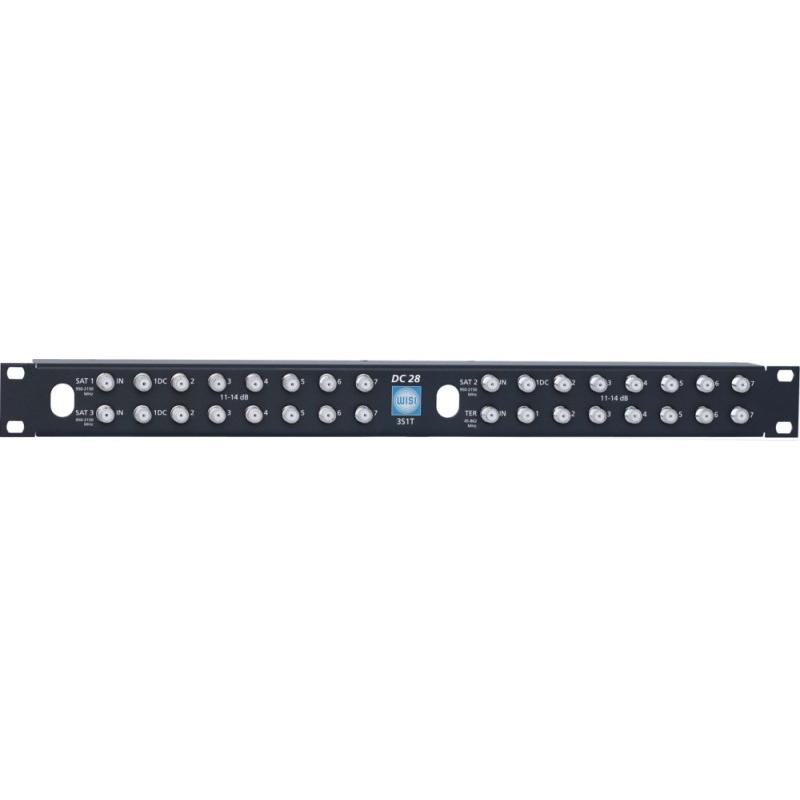 WISI Distributore di patch DC28 3S1T (Vari), Accessori per TV, Nero
