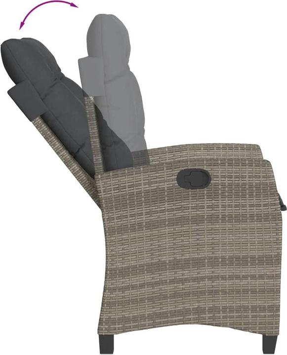 Actual product image vidaXL Garten Essgruppe (190 x 90 x 75 cm)