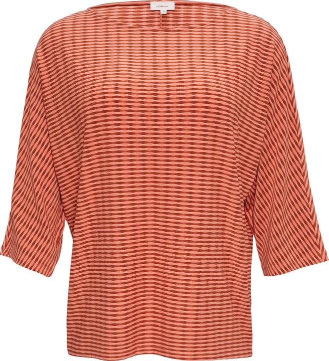 Produktbild S.Oliver T-Shirt Strukturiertes Shirt mit Fledermausärmeln (46)