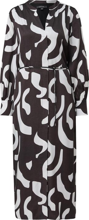 Image du produit Comma Kleid Twill-Kleid mit Stoffgürtel (38)