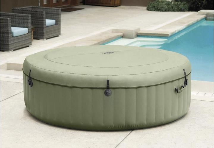 Produktbild Intex 4-PERSON OLIVE GREEN ROUND BUBBLE SPA SET 28426SZ