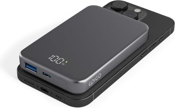 Image du produit Epico Mag+ Aluminium Power Bank 10.000mAh (15 W, 37 Wh)