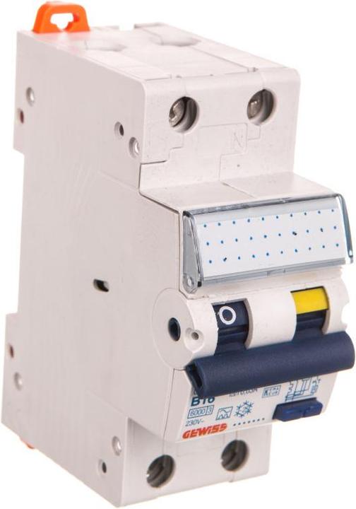 Actual product image Gewiss GEWI GW95107 MDC60 FI/LS B16/0.03A 1P+N A 6KA 2TE