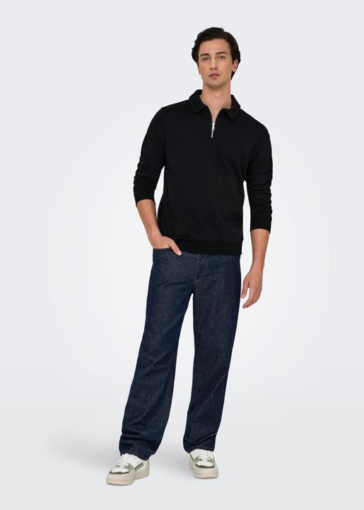 Image du produit Only & Sons Onsdavid Reg Half Zip Sweat (M)