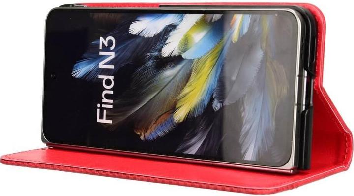 Actual product image Cover-Discount OnePlus Open - Stand Flip Case Cover red (OnePlus Open)