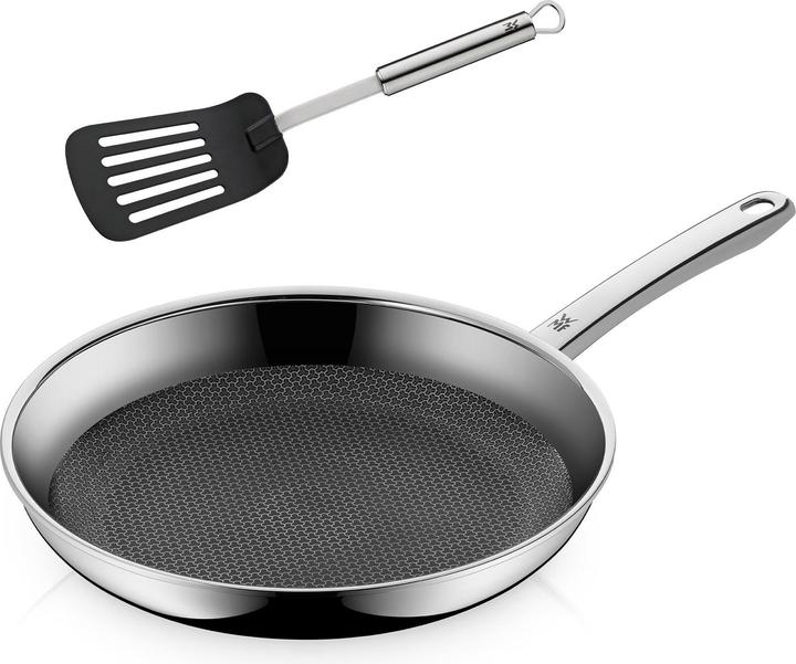 Produktbild WMF Edelstahlpfanne Bratpfanne 28cm Wender Profi Resist Induktion beschichtet (Bratpfanne, Edelstahl, 28 x 6 cm)