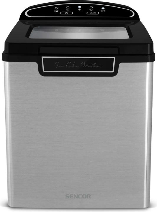 Actual product image Sencor SIM 3500SS ice cube maker Portable ice cube maker /24h Black, Silver