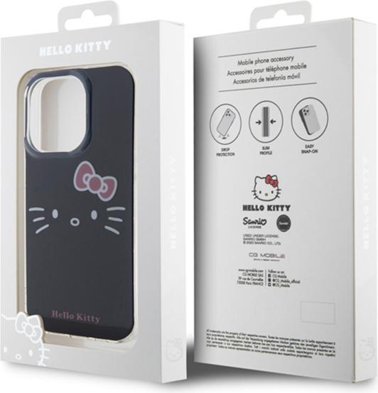 Image du produit Hello Kitty HKHCP14XHKHLK iPhone 14 Pro Max 6.7" czarny/black hardcase IML Kitty Face (Apple iPhone 14 Pro Max)