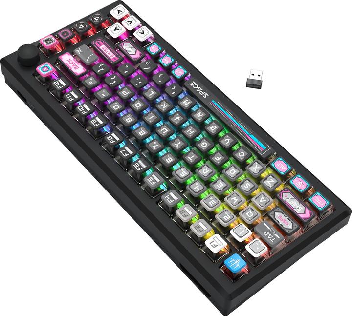 Actual product image Redragon K732MC-RGB-PRO Uranus Pro 82 (US, Wireless, Cable)