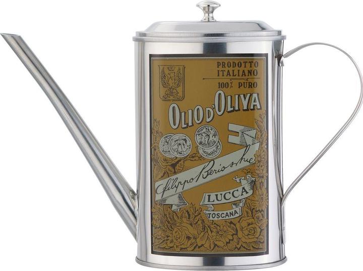 EVA Ölkanne mit Deckel und Dekor 0.5 l oval (500 ml)