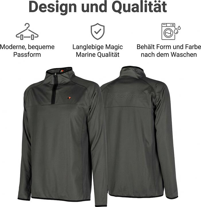 Produktbild Magic Marine Herren Sweatshirt mit Reissverschluss (XL)