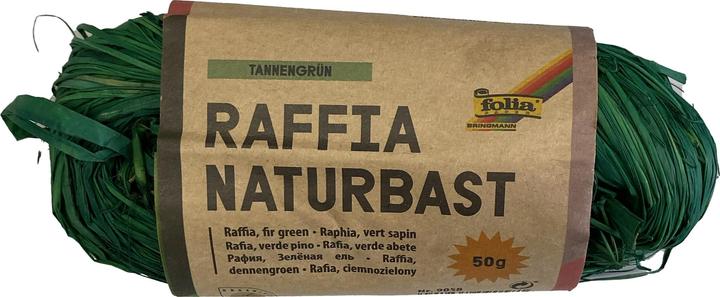 Produktbild Magni Naturbast Raffia 50g tannengrün (Geschenkverzierung, 1 x)