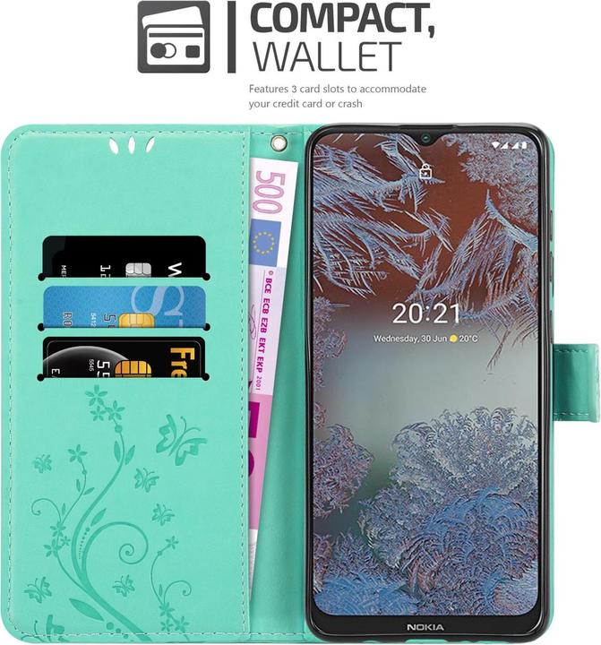Immagine prodotto Cadorabo Copertina del libro a fiori (Nokia G10, Nokia G20)