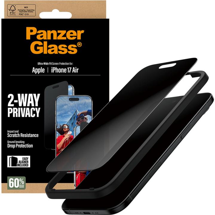 Produktbild PanzerGlass Privacy Displayschutz (1 Stück, Apple iPhone Air)
