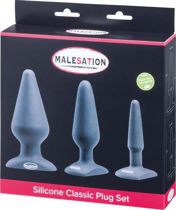Actual product image Malesation Silicone Classic Plug Set
