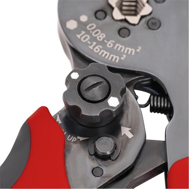 Image du produit Stier Pince à sertir pour embouts de câbles, sertissage hexagonal 16 mm² (185 mm)