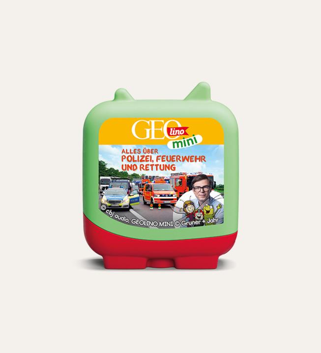 Tonies Audiosystem Hörfigur Clever Tonie GEOLINO MINI: Alles über Polizei, Feuerwehr und Rettung (Allemand)
