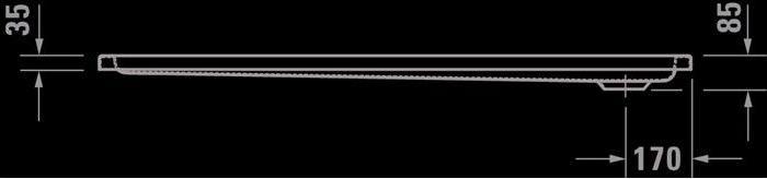 Produktbild Duravit Rechteck-Duschwanne D-CODE mit Antislip, weiss 1500x900x85mm