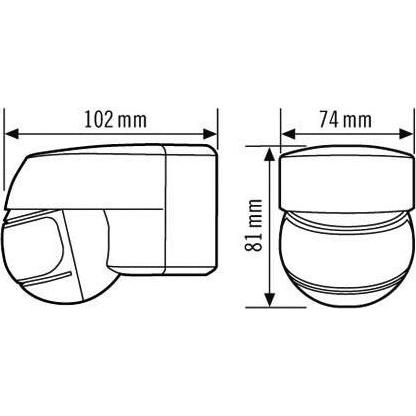 Thumbnail - Esylux, Bewegungsmelder, Bewegungsmelder MD 120 (12 m)