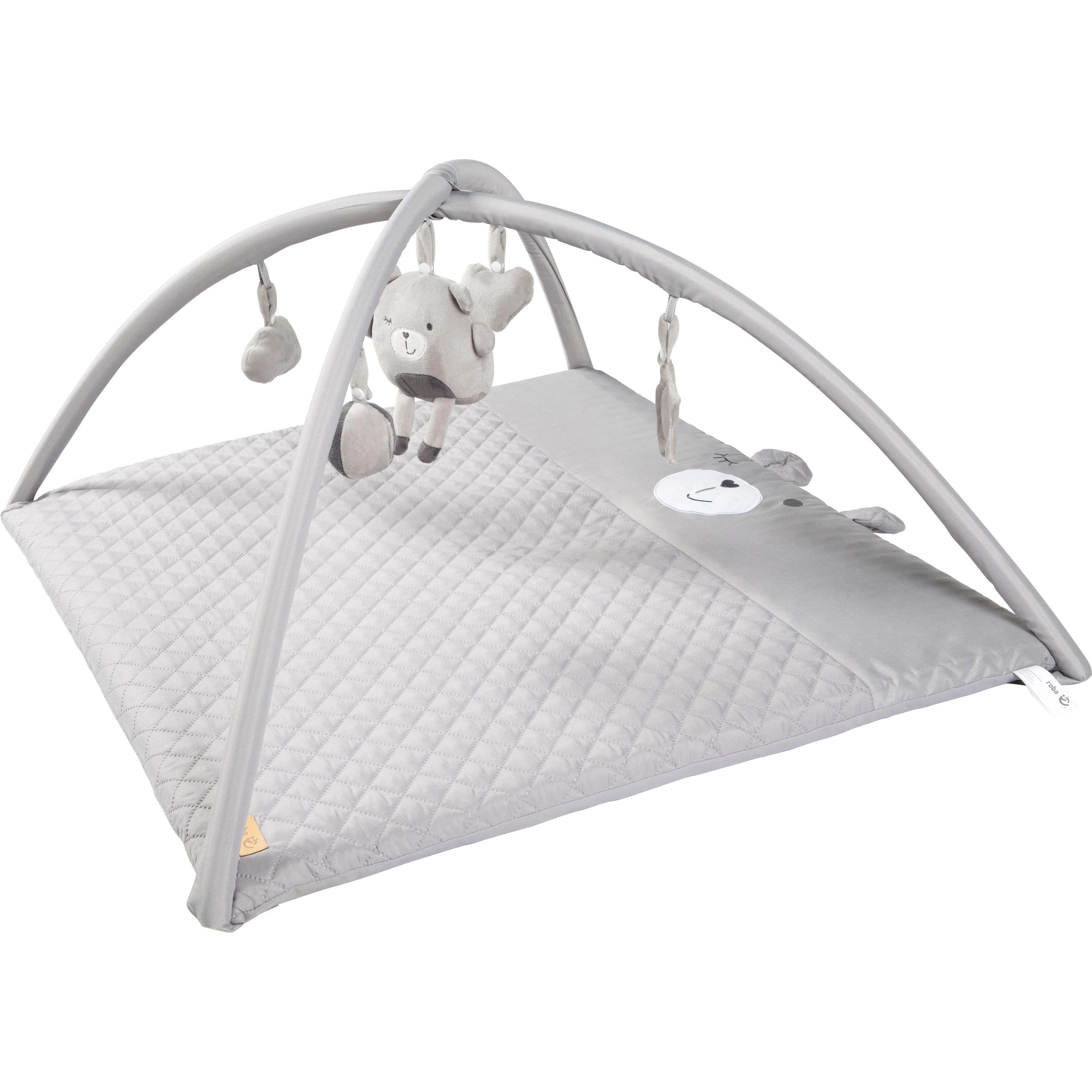 Roba Grau Krabbeldecke + Spielbogen, Style Sammy