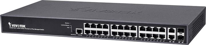 Image du produit Vivotek AW-GEV Série Layer 2+ AW-GEV-264B-370 (24 Ports)