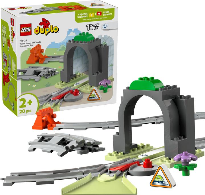 Image du produit LEGO Tunnel ferroviaire et rails - Kit d'extension (10425)