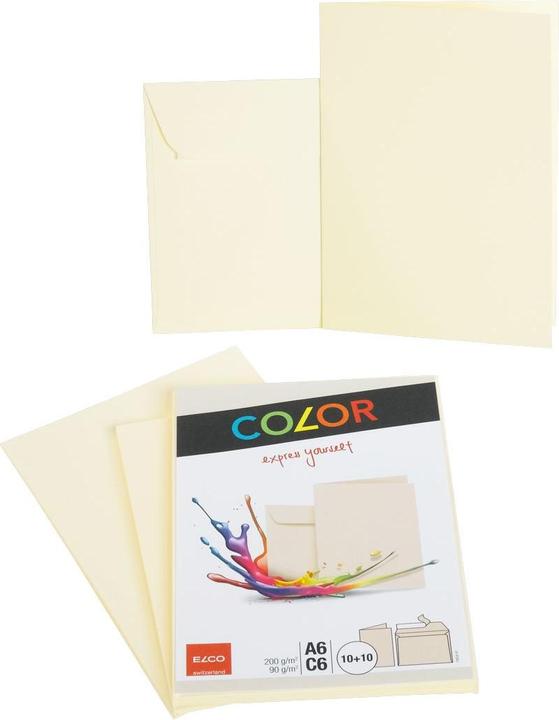 Actual product image Elco Double Cards with Envelopes Color (10 pcs.)