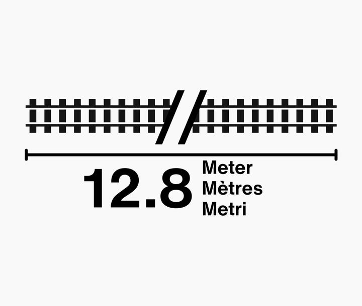 Nutritional values and ingredients Mobabricks 100-piece straight track system - compatible with LEGO