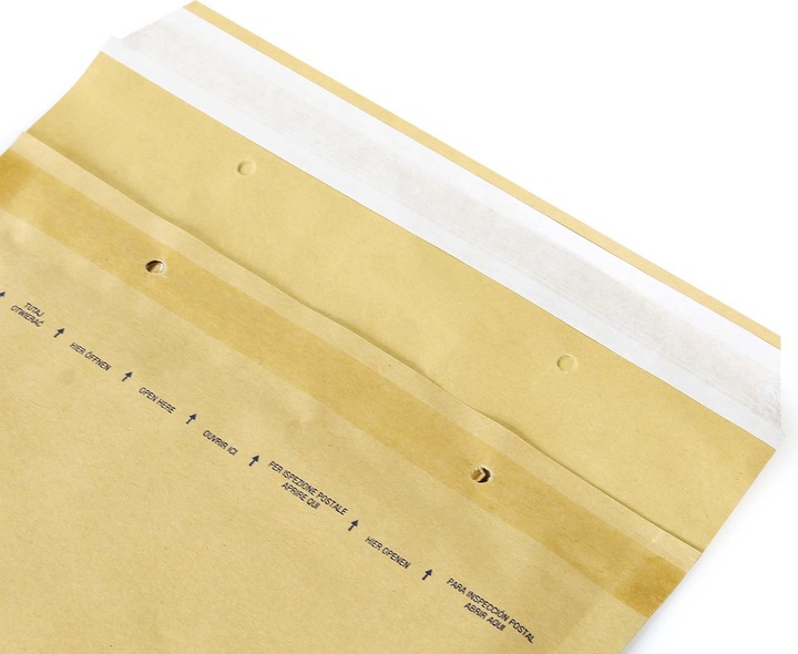 Immagine prodotto Wiltec Buste postali F3 220 x 330 mm interno 240 x 390 mm esterno bianco Buste a bolle d'aria