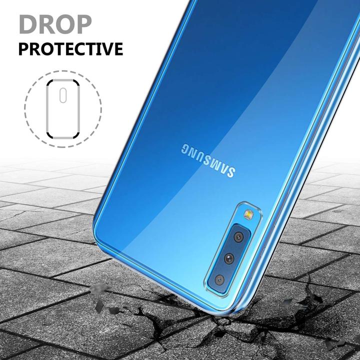 Immagine prodotto Cadorabo Custodia per Samsung Galaxy A7 2018 TPU 360 Grad Case (Samsung Galaxy A7 (2018))