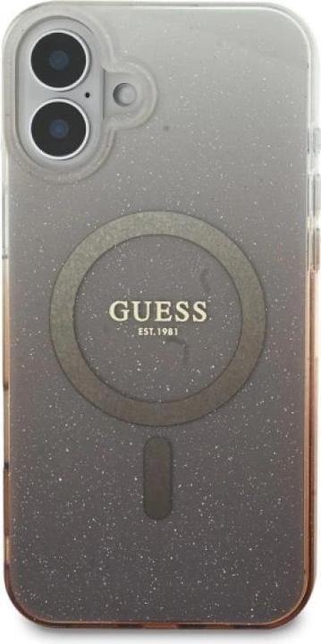 Produktbild Guess GUHMP16MHGRCELW iPhone 16 Plus 6.7" brązowy/brown hardcase IML Glitter Gradient MagSafe (Apple iPhone 16 Plus)