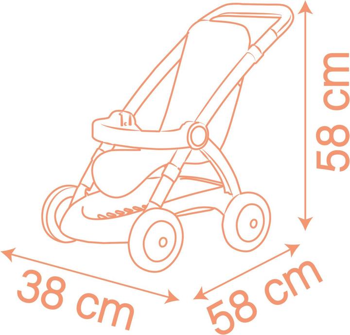 Actual product image Smoby Baby Nurse Puppenwagen