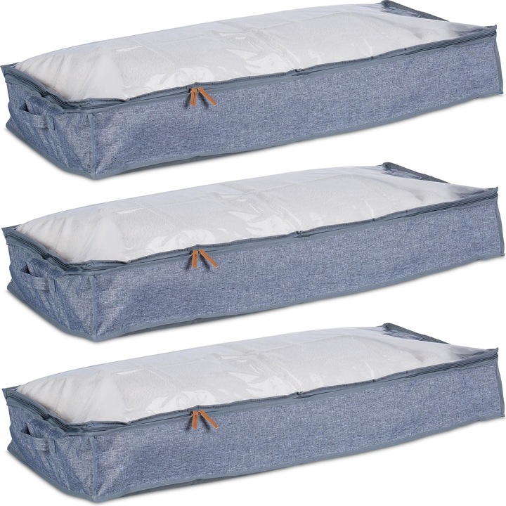 Actual product image Relaxdays 3x underbed chest of drawers